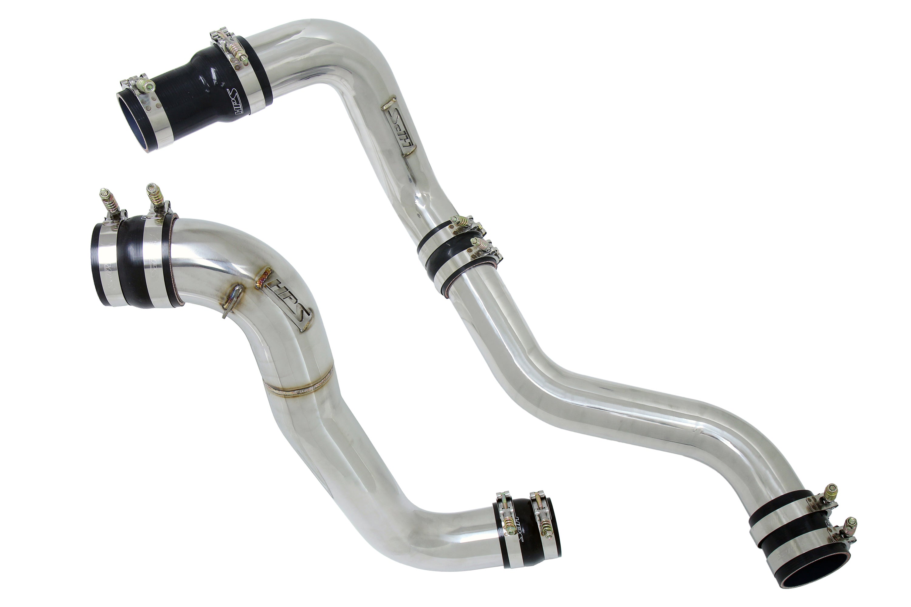 HPS Performance Hot and Cold Side Charge Pipe Kit 17-138P Polished - 17-138P