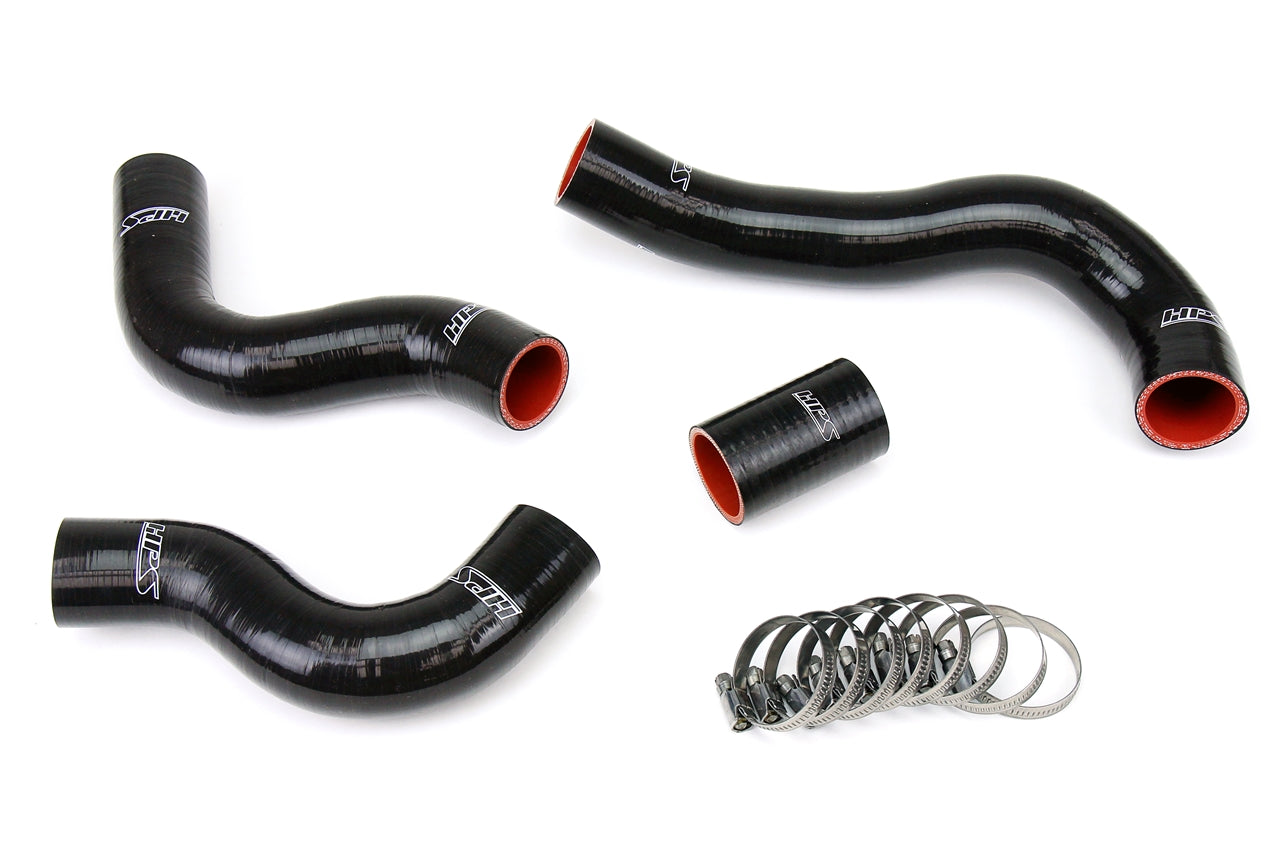 HPS Performance Hps Silicone Radiator Coolant Hose Kit 57 1847 Blk Black - 57-1847-BLK