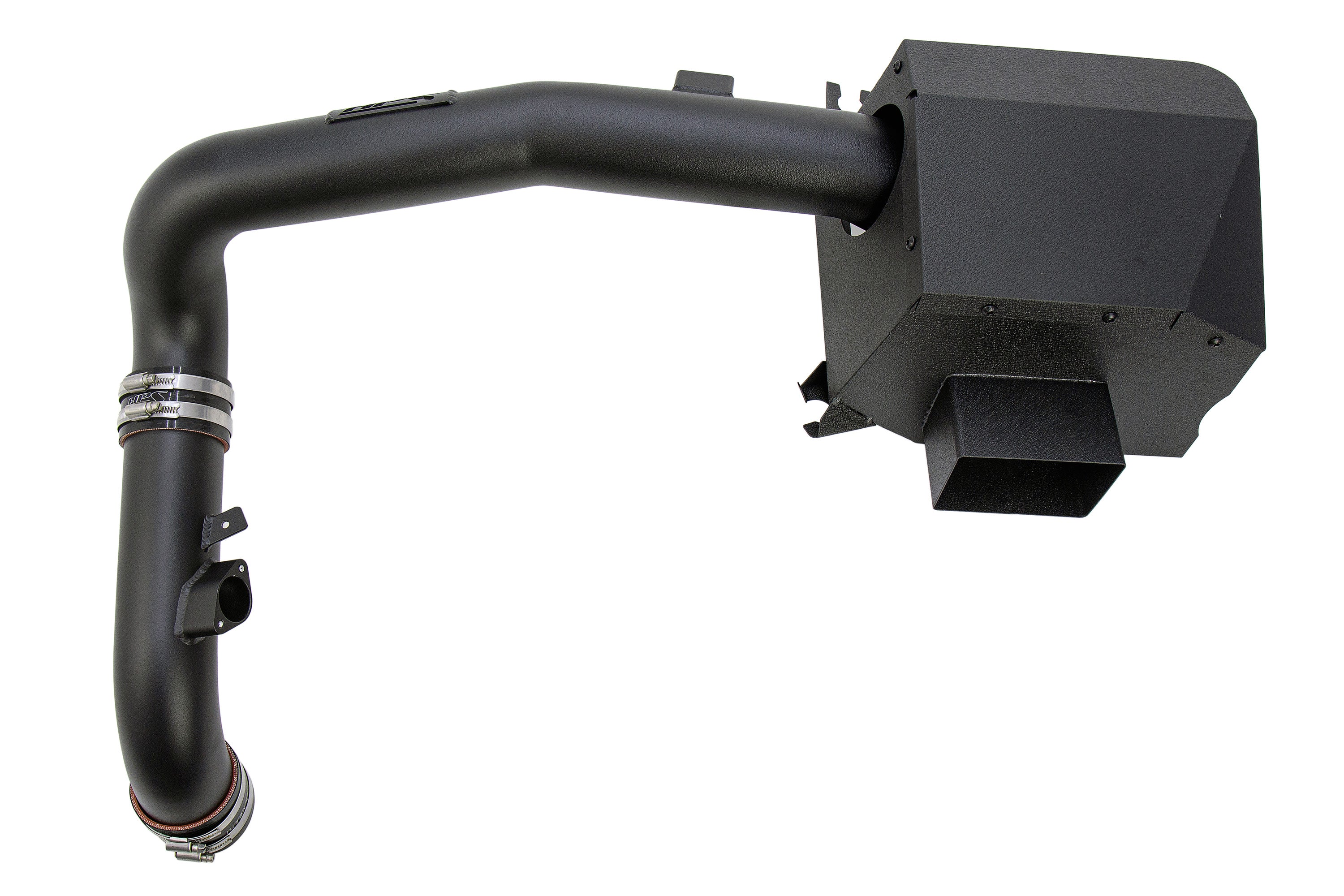 HPS Performance Air Intake Kit With Heat Shield 827-628WB Black - 827-628WB