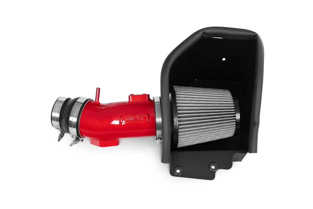 HPS Performance Air Intake Kit With Heat Shield 827-736R Red - 827-736R