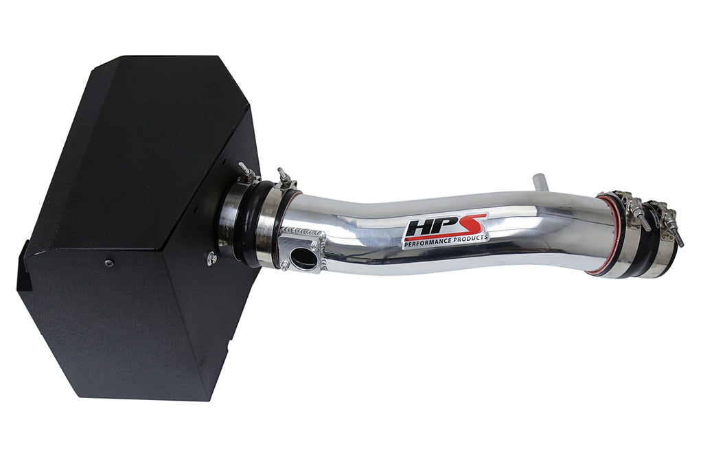 HPS Performance Air Intake Kit With Heat Shield 827-595P Polished - 827-595P