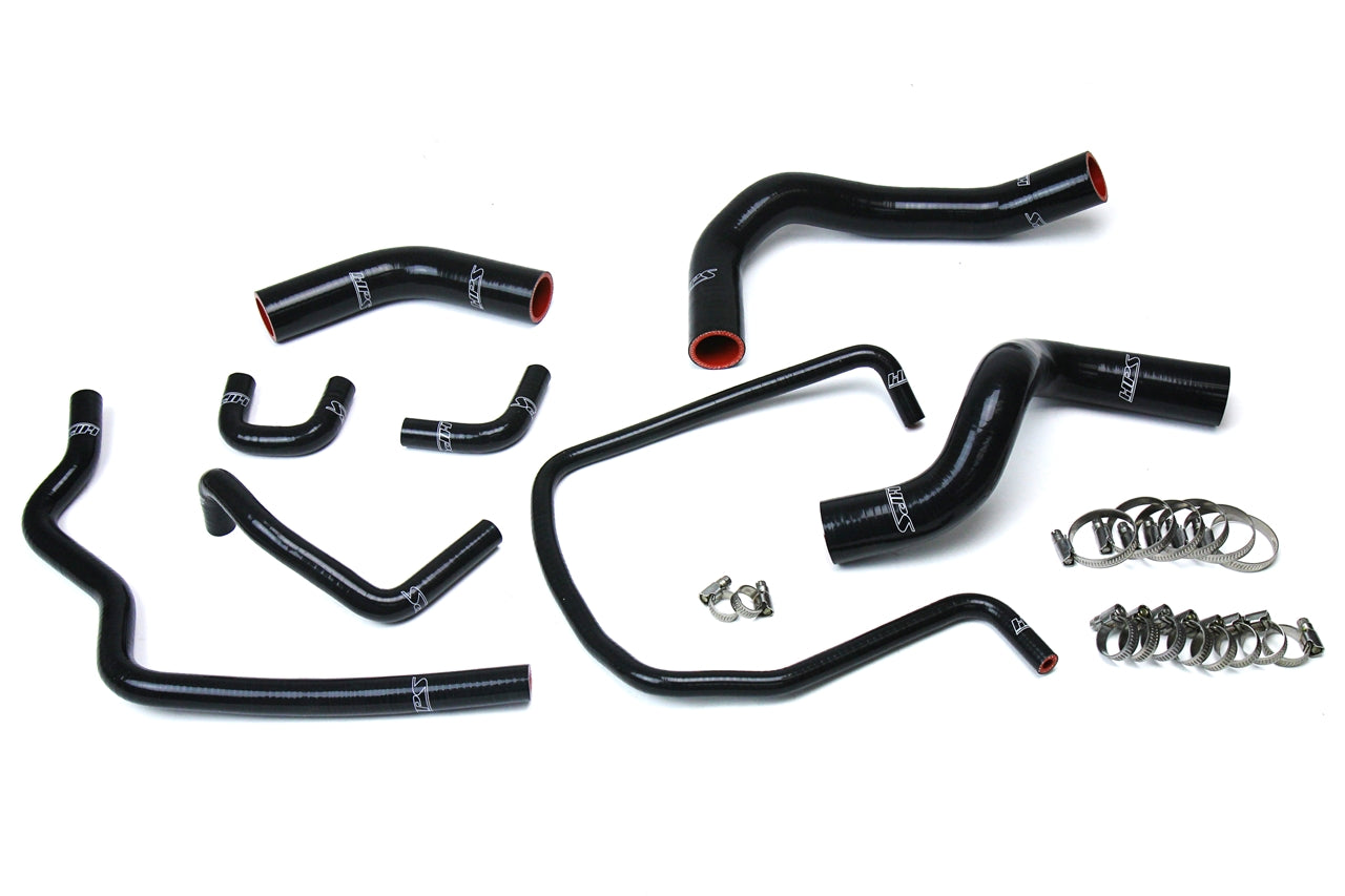 HPS Performance Hps Silicone Radiator Coolant Hose Kit 57 1614 Blk Black - 57-1614-BLK