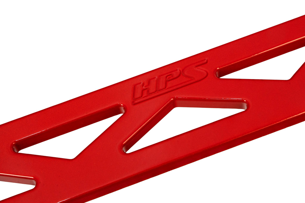 HPS Performance Front Strut Bar 42-100R Red - 42-100R