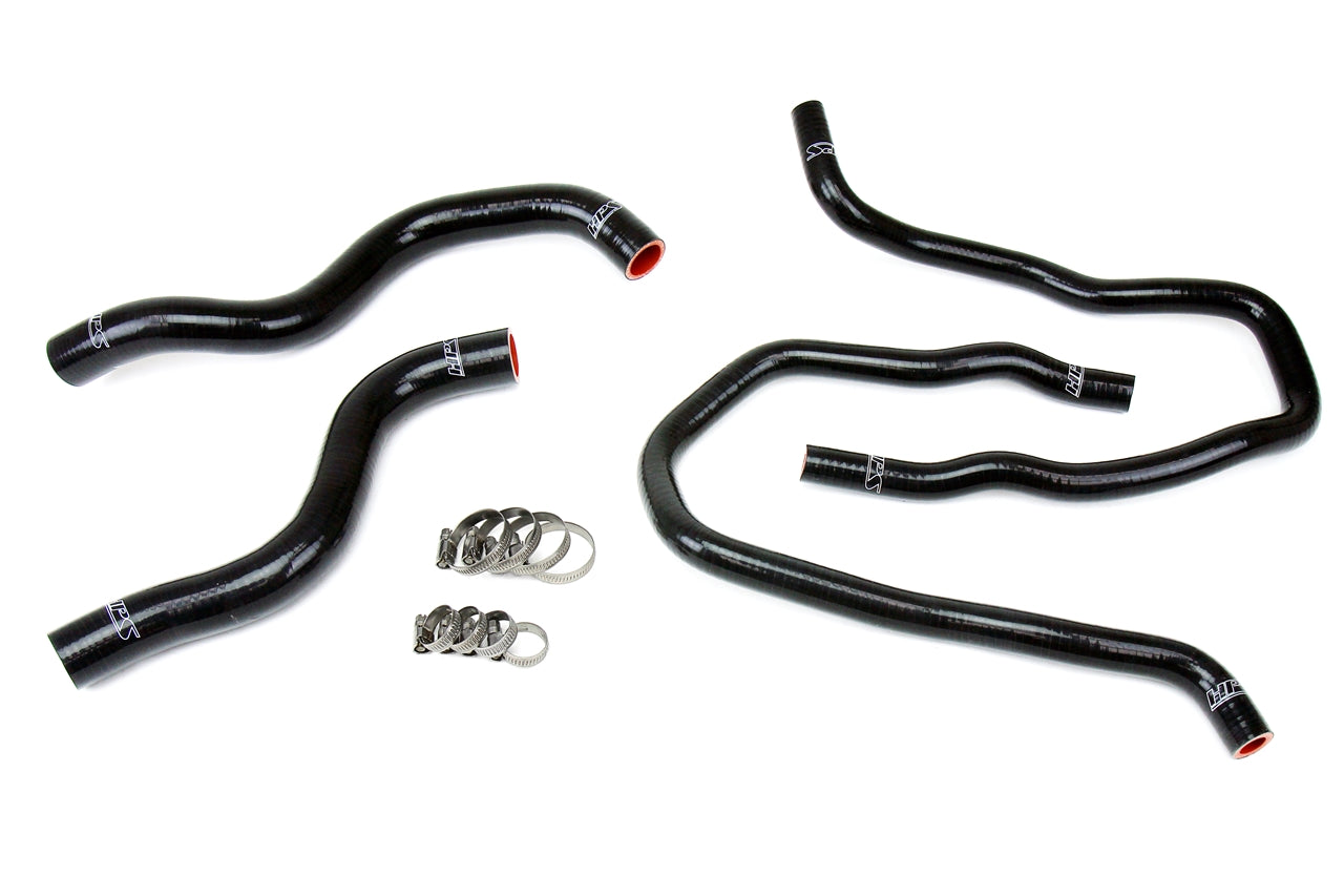 HPS Performance Hps Silicone Radiator And Heater Coolant Hose Kit 57 1387 Blk Black - 57-1387-BLK