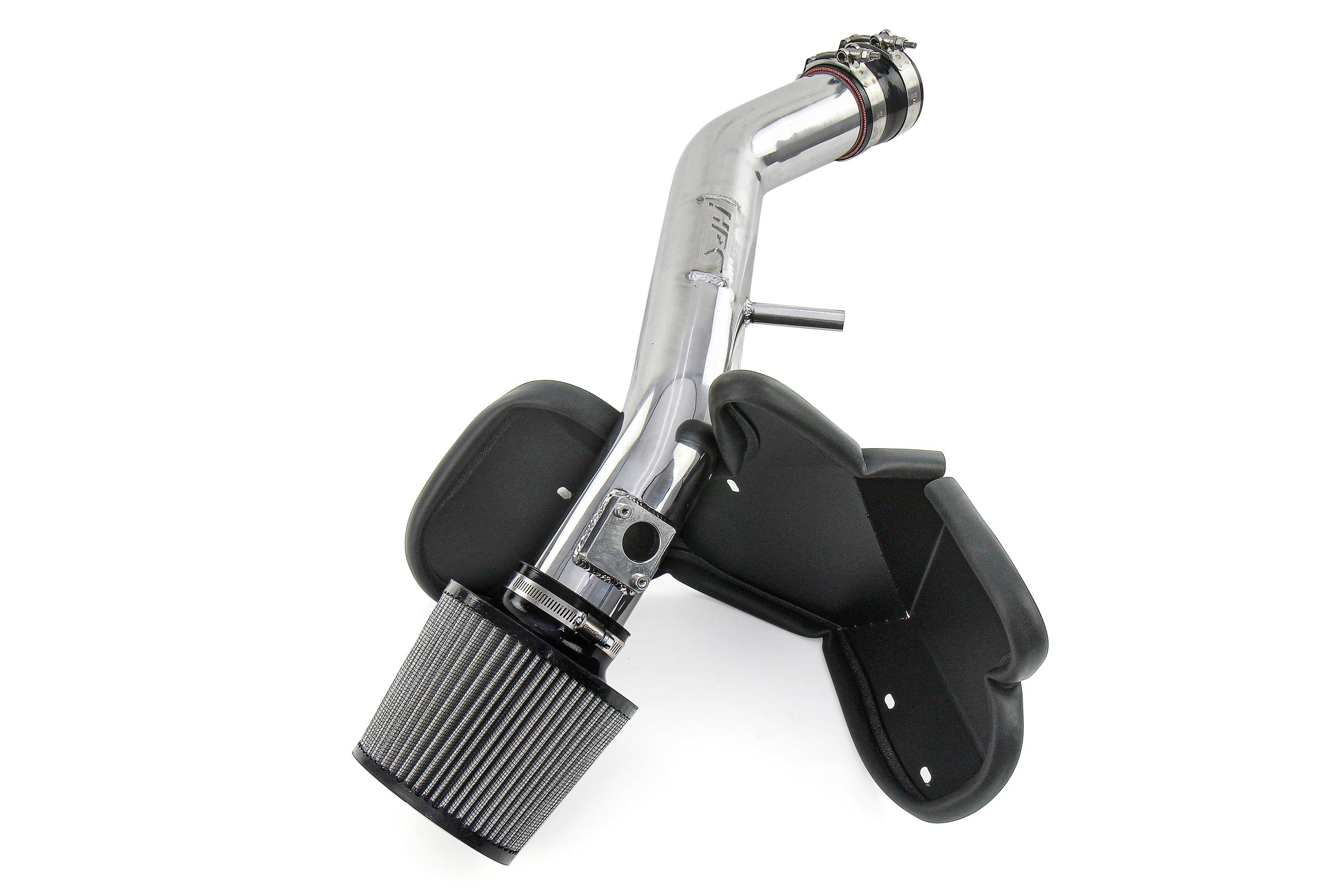 HPS Performance Air Intake Kit With Heat Shield 827-720P Polished - 827-720P