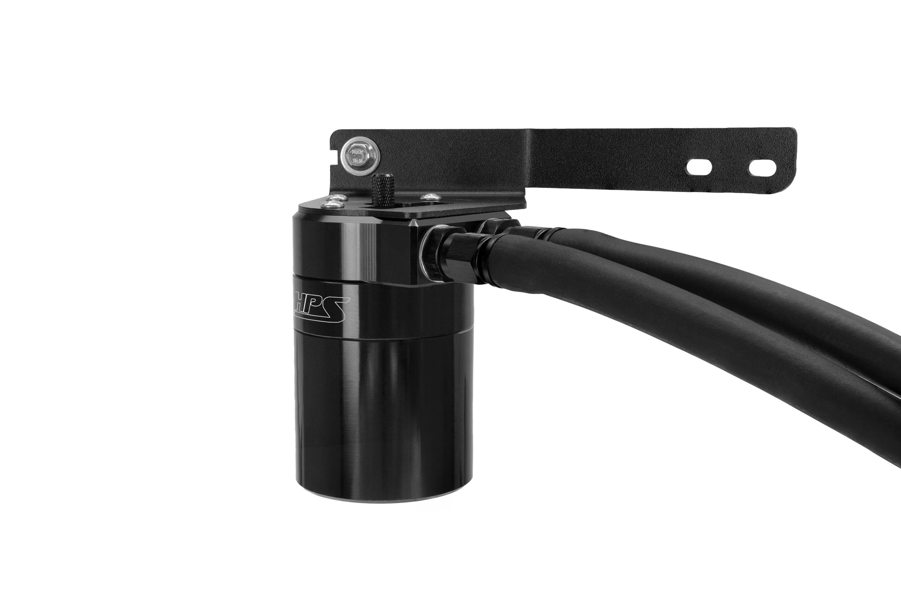 HPS Performance Oil Catch Can Kit 860-031WB Black - 860-031WB