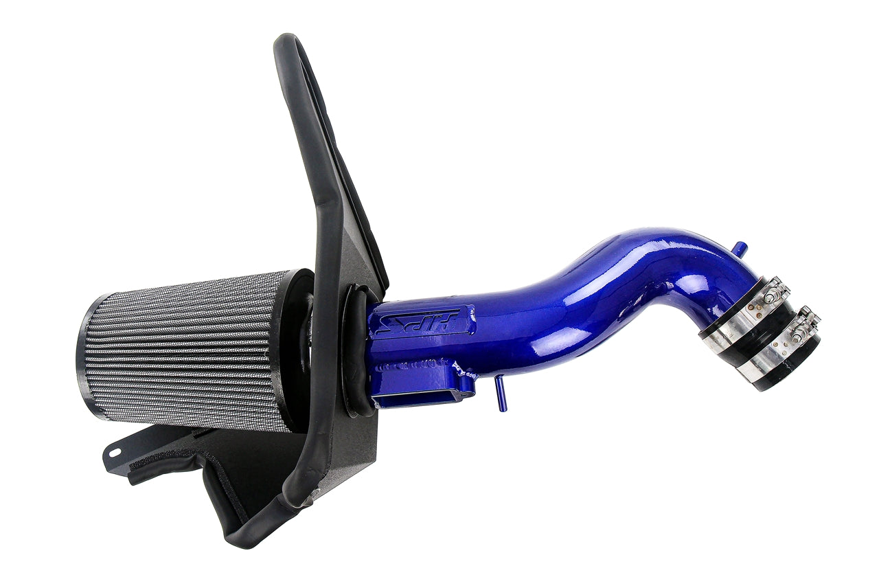HPS Performance Air Intake Kit With Heat Shield 827-705BL Blue - 827-705BL