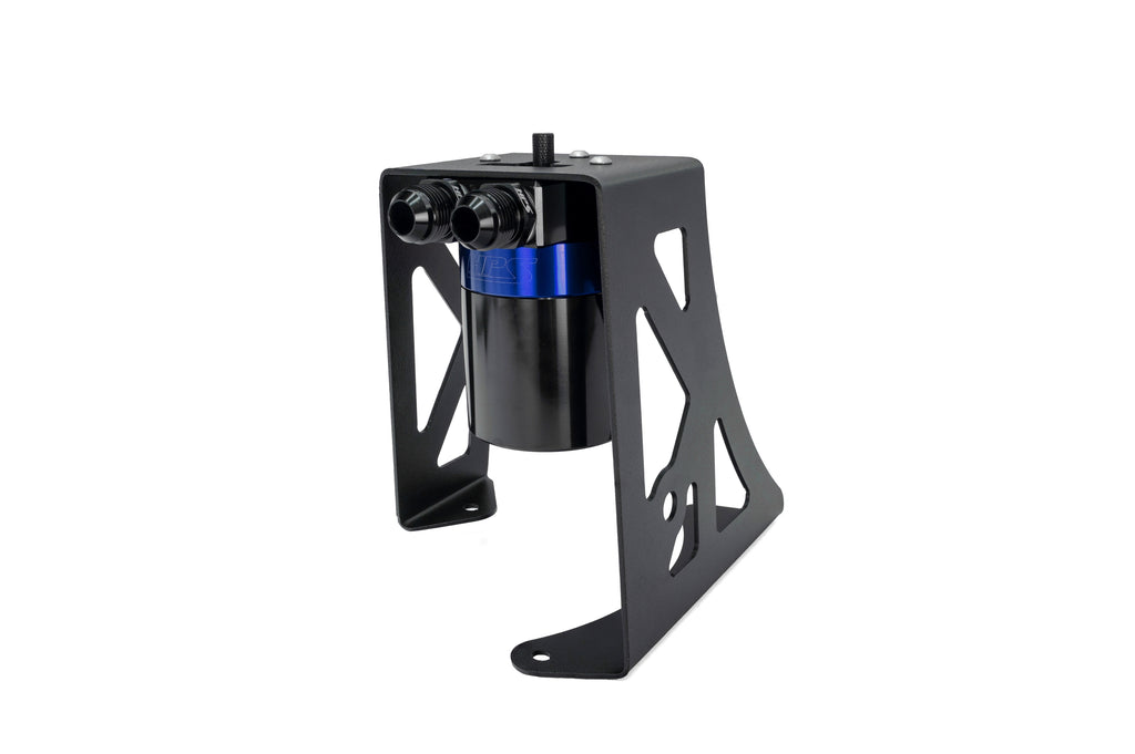 HPS Performance Oil Catch Can Kit 860-032BL Blue - 860-032BL
