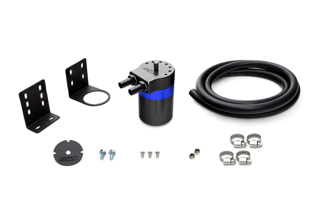 HPS Performance 5/8" Universal Oil Catch Can Kit 861-503BL Blue - 861-503BL