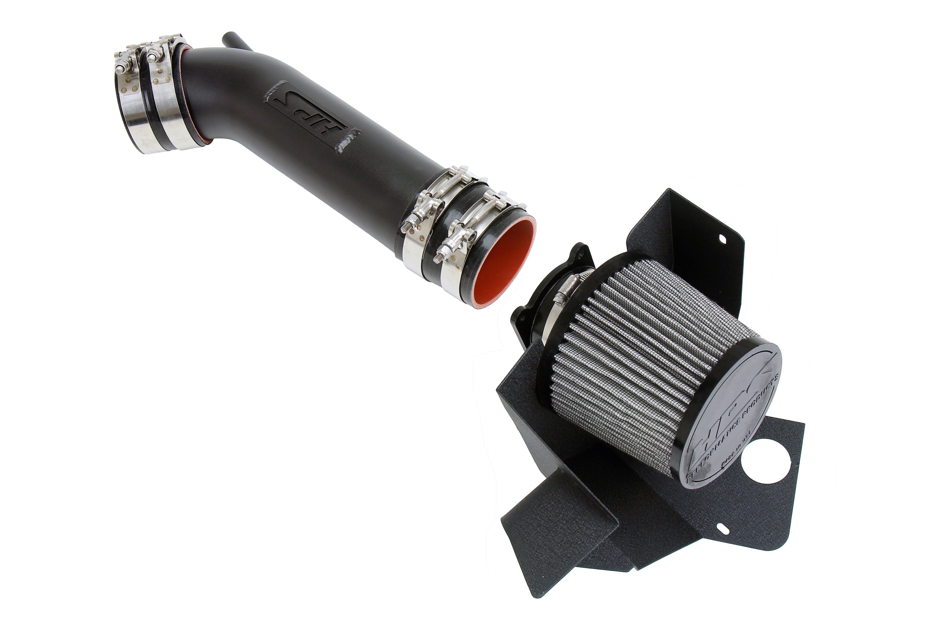 HPS Performance Air Intake Kit With Heat Shield 827-679WB Black - 827-679WB