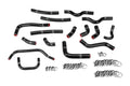 HPS Performance Hps Silicone Heater, Oil Cooler, And Water Bypass Coolant Hose Kit 57 1911 Blk Black - 57-1911-BLK