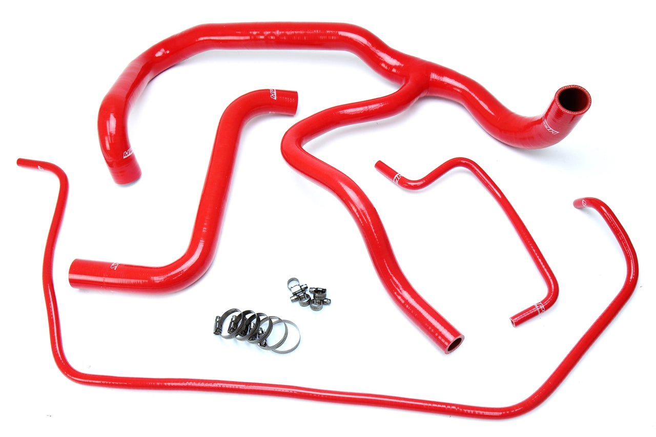 HPS Performance Hps Silicone Radiator Coolant Hose Kit 57 1594 R Red Red - 57-1594R-RED