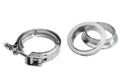 HPS Performance Hps Stainless Steel V Band Clamp Kit With Stainless Steel Flanges For 3" Od Tubing Vckit Ss 300 - VCKIT-SS-300