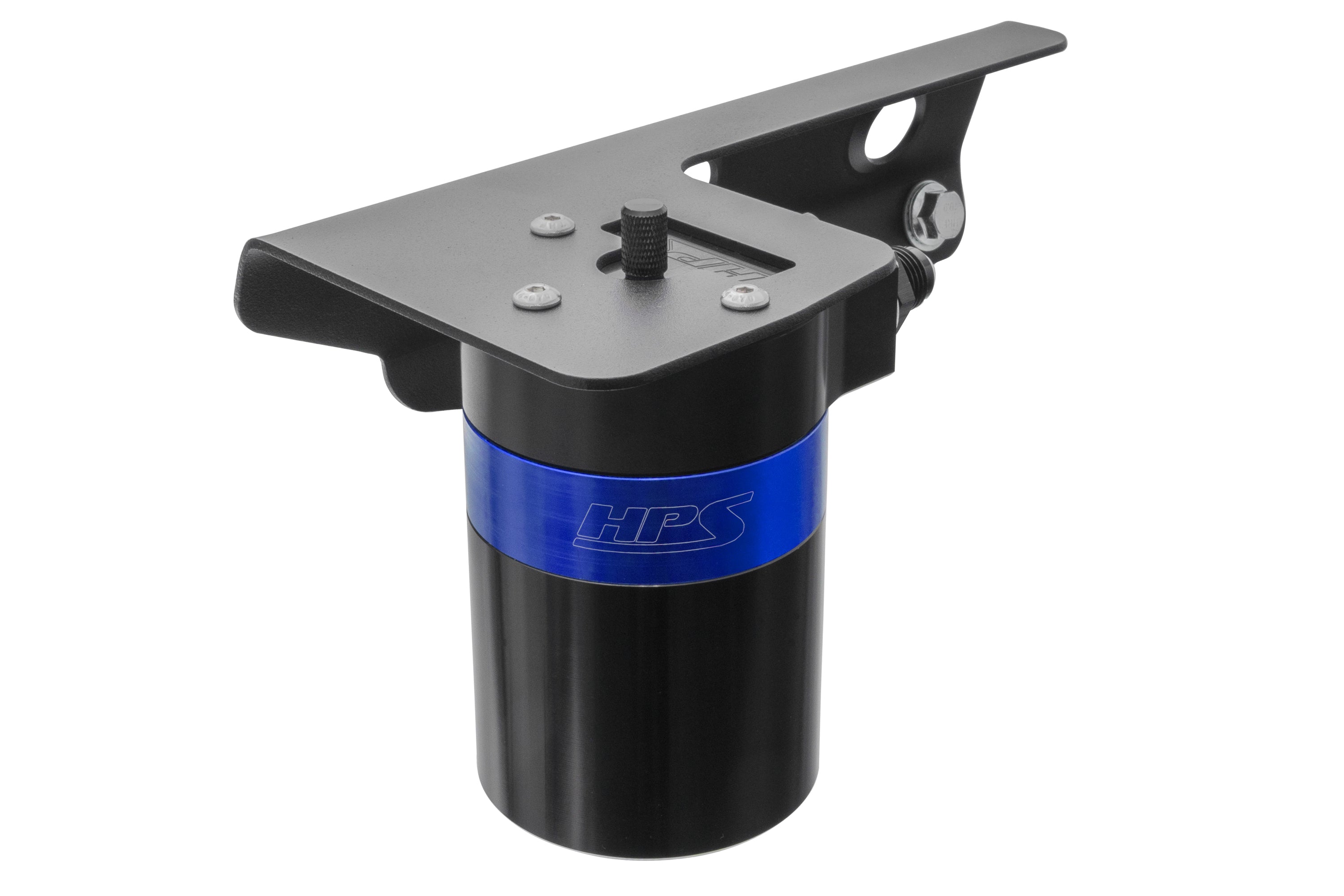 HPS Performance Oil Catch Can Kit 860-021BL, Blue - 860-021BL