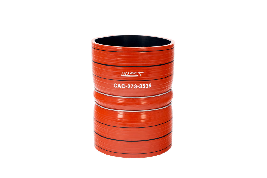HPS Performance Hps Air Intake Hose 6" Id, 8.46" Length Cac 273 3538 Orange - CAC-273-3538