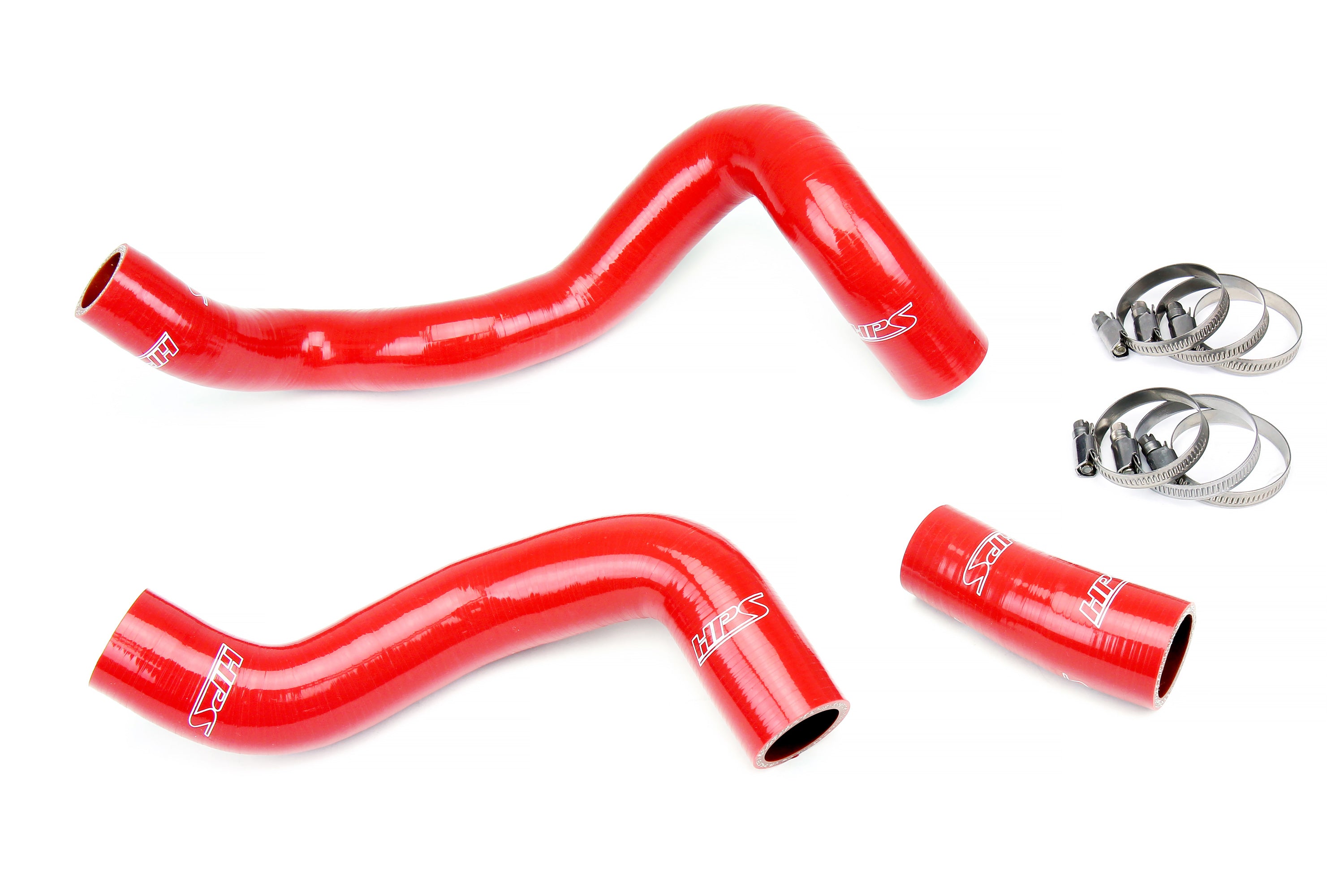 HPS Performance Hps Silicone Radiator Coolant Hose Kit 57 1886 Red Red - 57-1886-RED