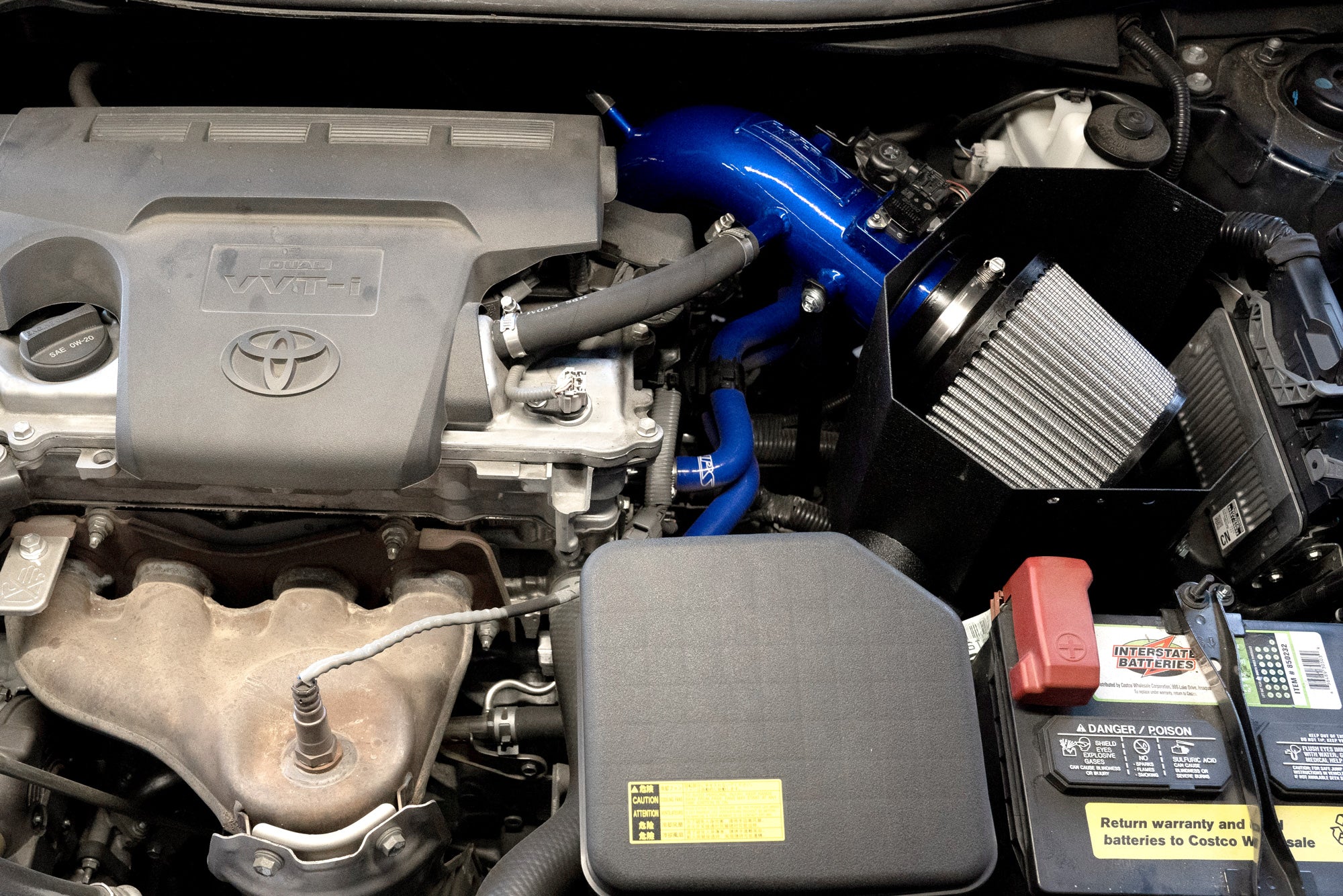 HPS Performance Air Intake Kit With Heat Shield 827-691WB Black - 827-691WB