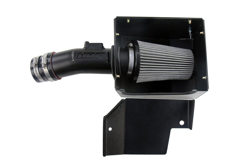 HPS Performance Air Intake Kit With Heat Shield 827-406WB Black - 827-406WB