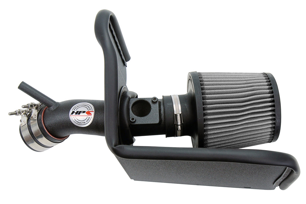 HPS Performance Air Intake Kit With Heat Shield 827-631WB Black - 827-631WB