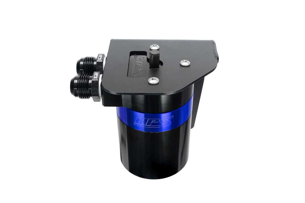 HPS Performance Oil Catch Can Kit 860-023BL, Blue - 860-023BL