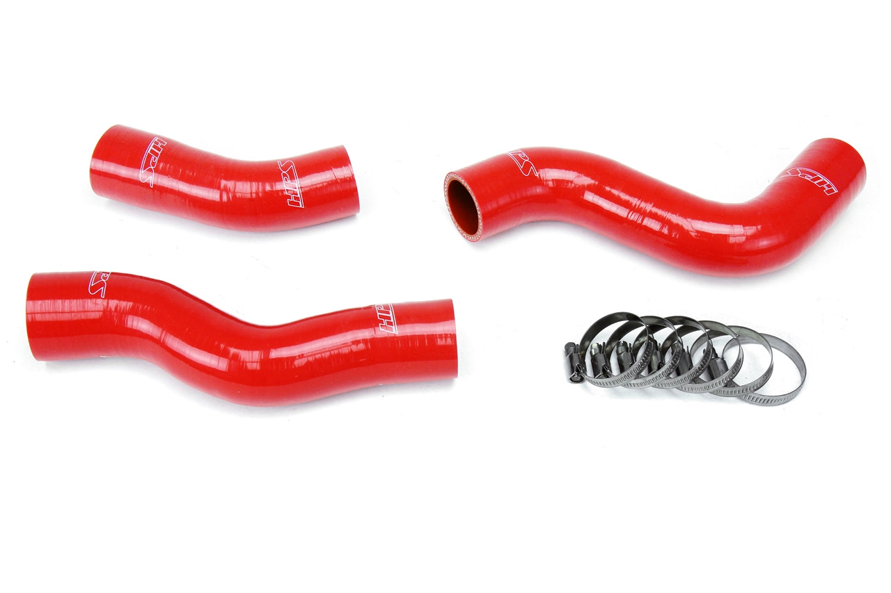 HPS Performance Hps Silicone Radiator Coolant Hose Kit 57 1218 Red Red - 57-1218-RED