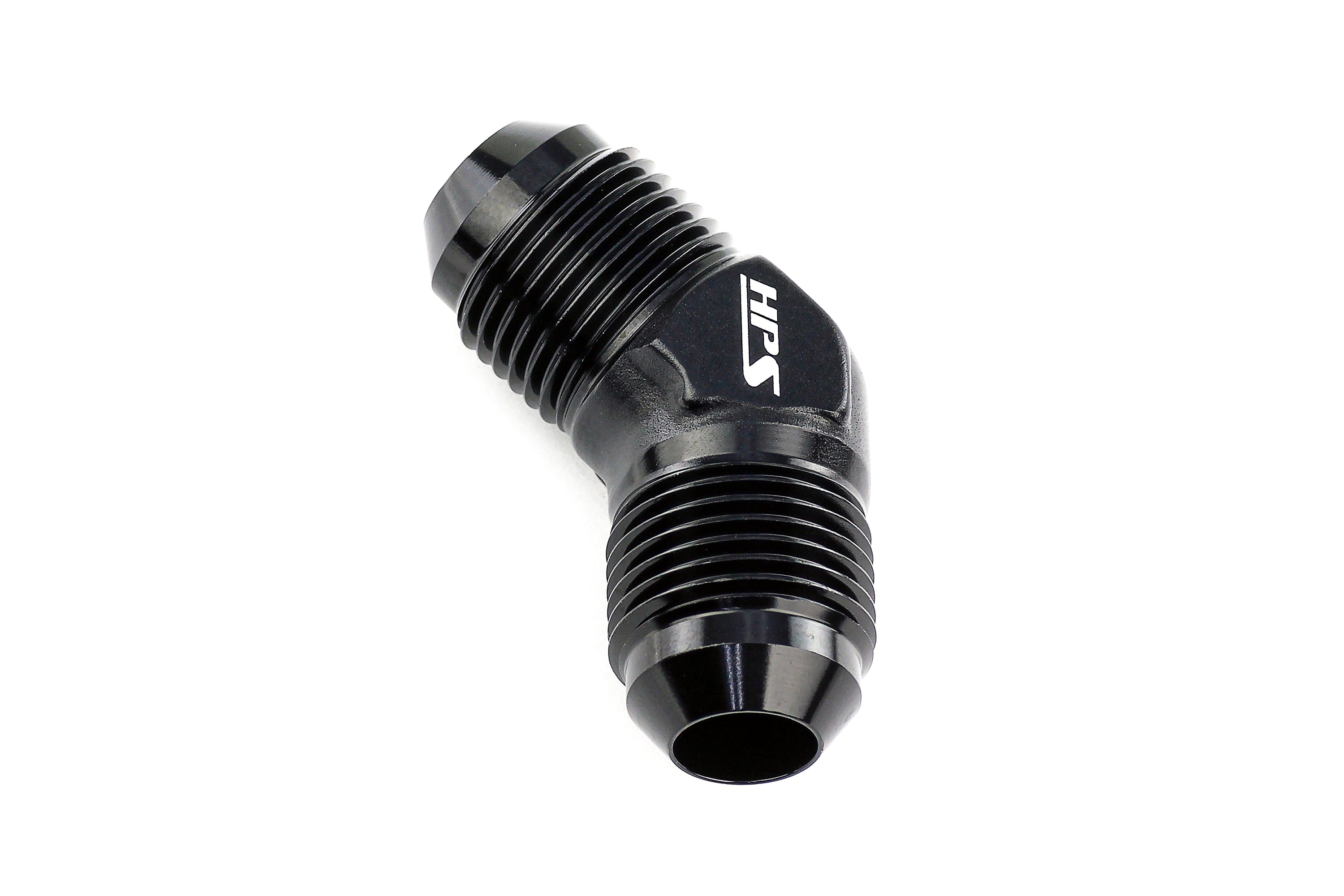 HPS Performance 45 Degree AN -6 Male to Male AN Union Adapter AN813-6