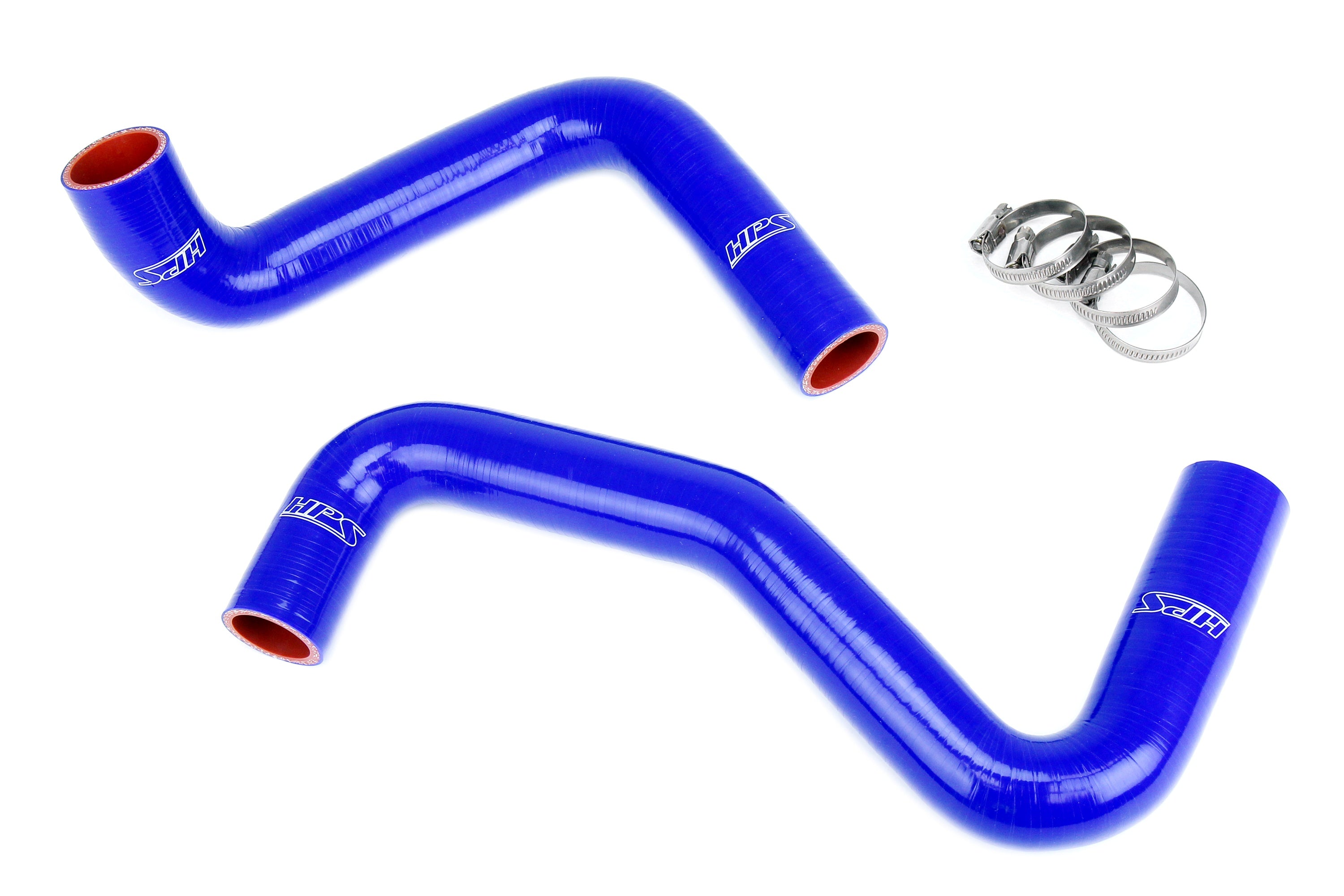 HPS Performance Hps Silicone Radiator Coolant Hose Kit 57 1956 Blue Blue - 57-1956-BLUE