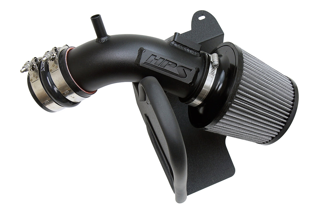 HPS Performance Air Intake Kit With Heat Shield 827-665WB Black - 827-665WB