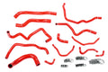 HPS Performance Hps Silicone Radiator, Heater, Oil Cooler, And Ancillary Coolant Hose Kit 57 2004 Red Red - 57-2004-RED