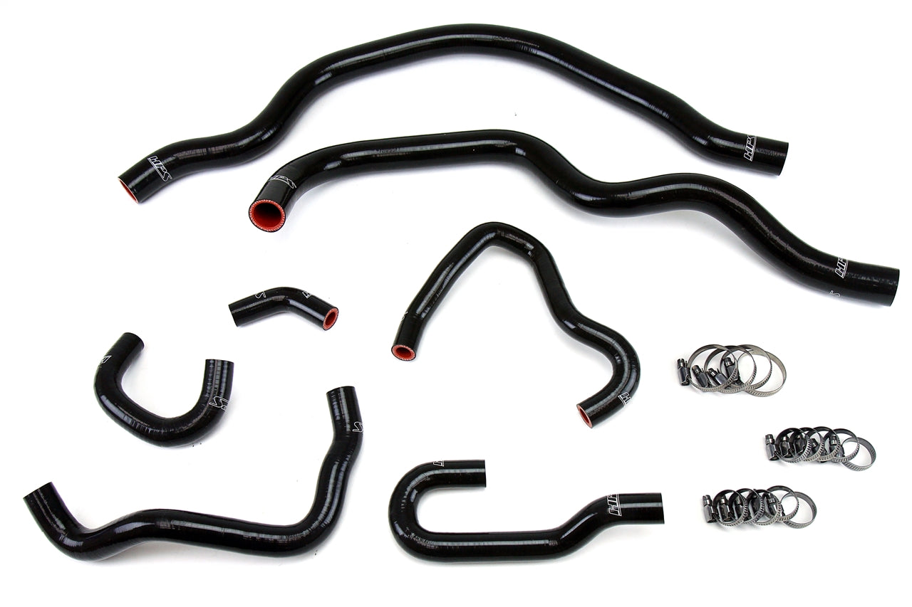 HPS Performance Hps Silicone Radiator And Heater Coolant Hose Kit 57 1489 Blk Black - 57-1489-BLK