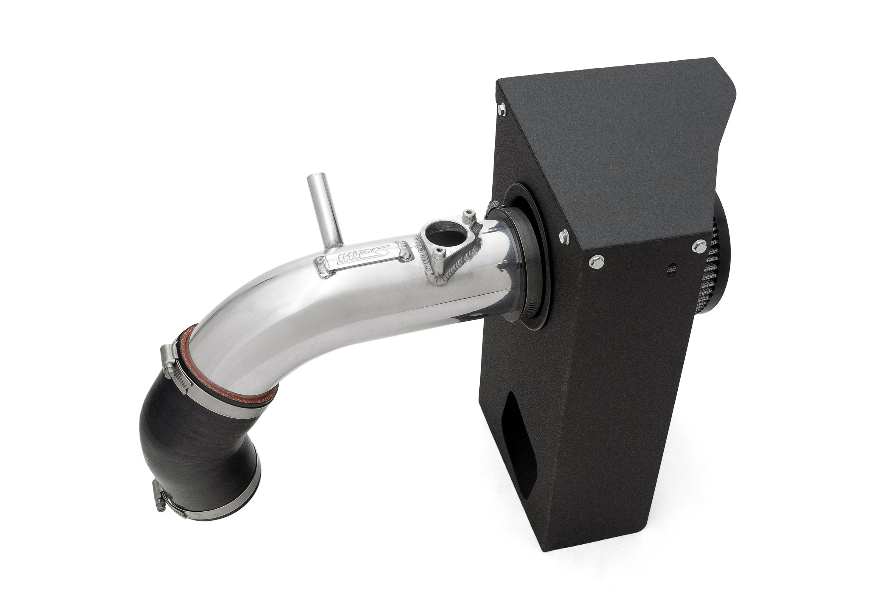 HPS Performance Air Intake Kit With Heat Shield 827-768P Polished - 827-768P