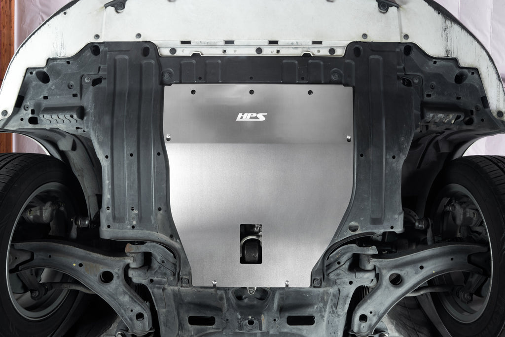 HPS Performance Aluminum Front Undertray Kit SP-105 Brushed - SP-105