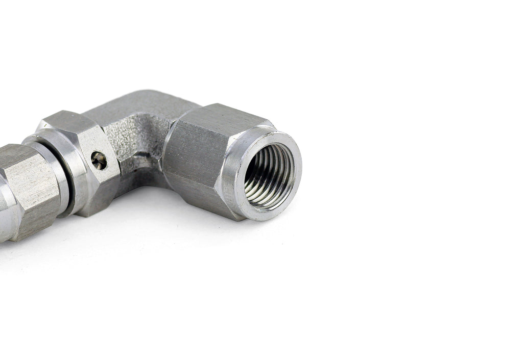 HPS Performance 350 Series AN -3 Push-On 90 Degree Hose End 350-9003SS