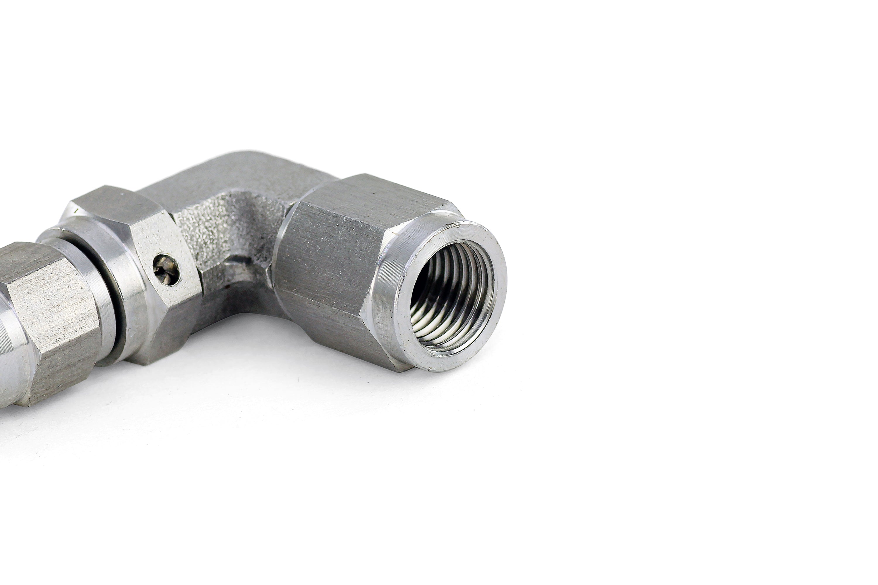 HPS Performance 350 Series AN -3 Push-On 90 Degree Hose End 350-9003SS
