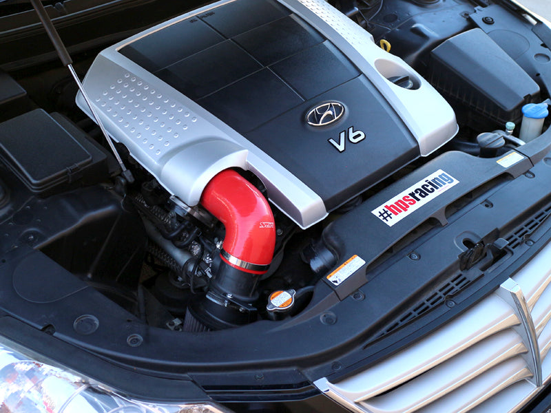 HPS Performance Silicone Air Intake Kit 827-276R Red - 827-276R
