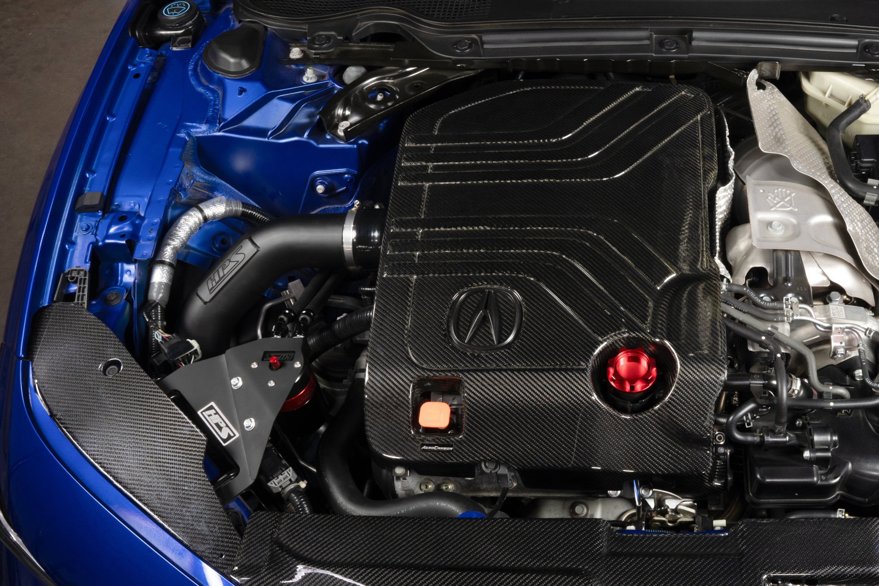 HPS Performance Hot and Cold Side Turbo Charge Pipe Kit 17-164BL Blue - 17-164BL