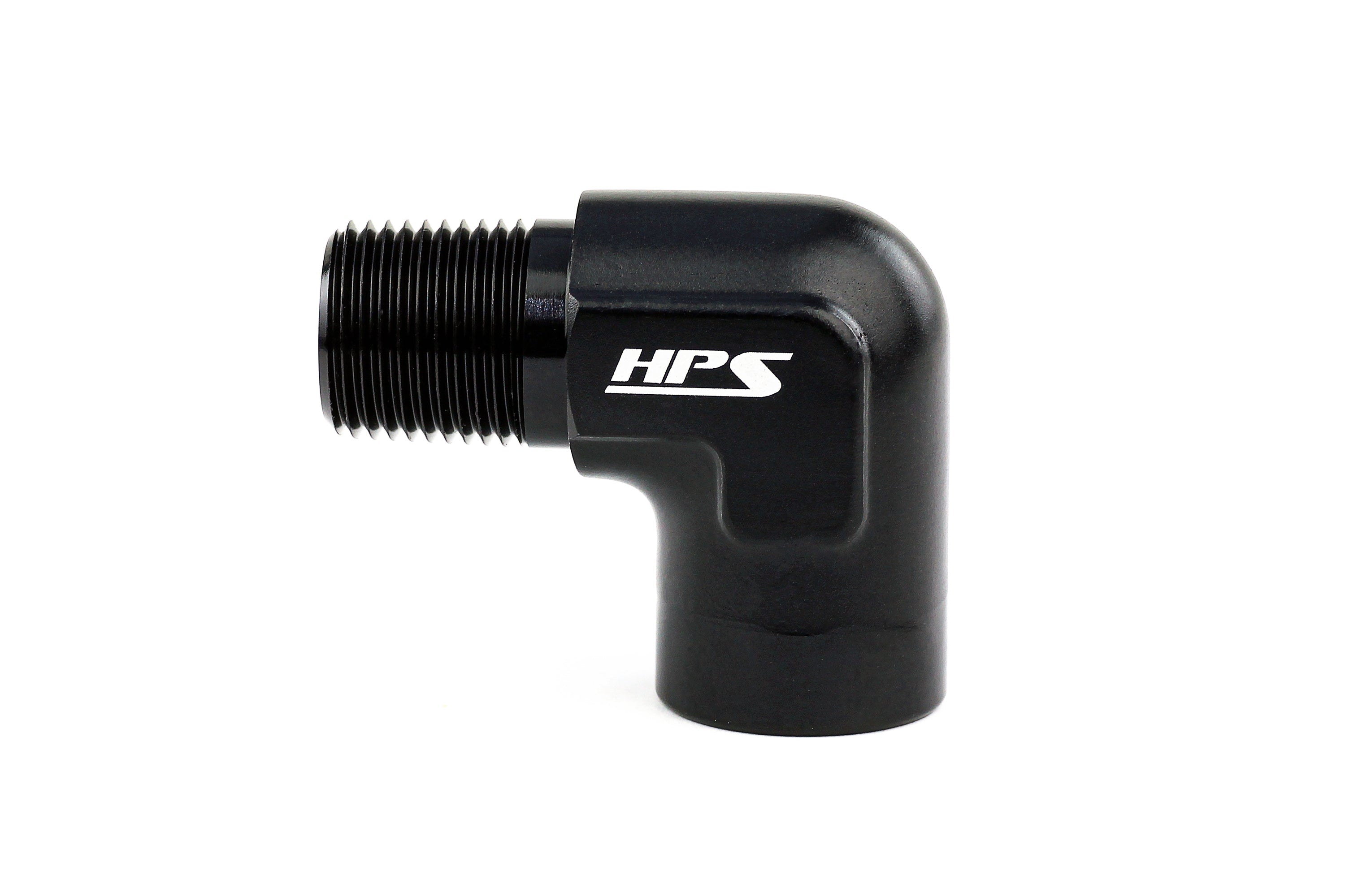 HPS Performance 90 Degree Male to Female 1/4 NPT Adapter AN914-02