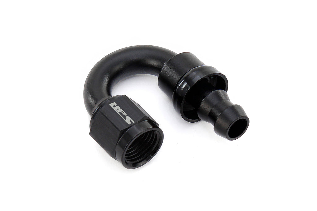 HPS Performance 150 Series AN -4 Push-On 180 Degree Hose End 150-1804