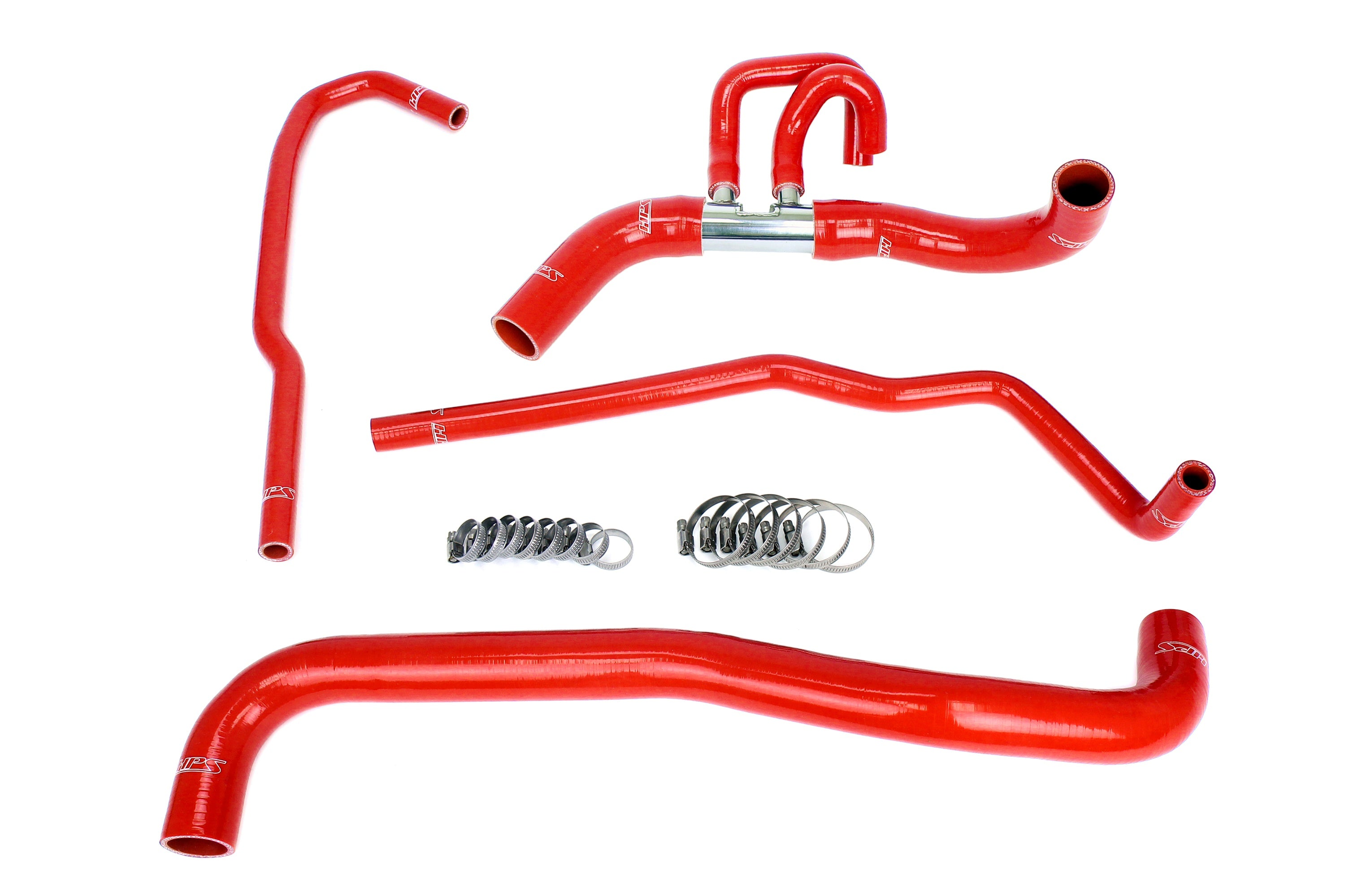 HPS Performance Hps Silicone Radiator Coolant Hose Kit 57 2090 Red Red - 57-2090-RED