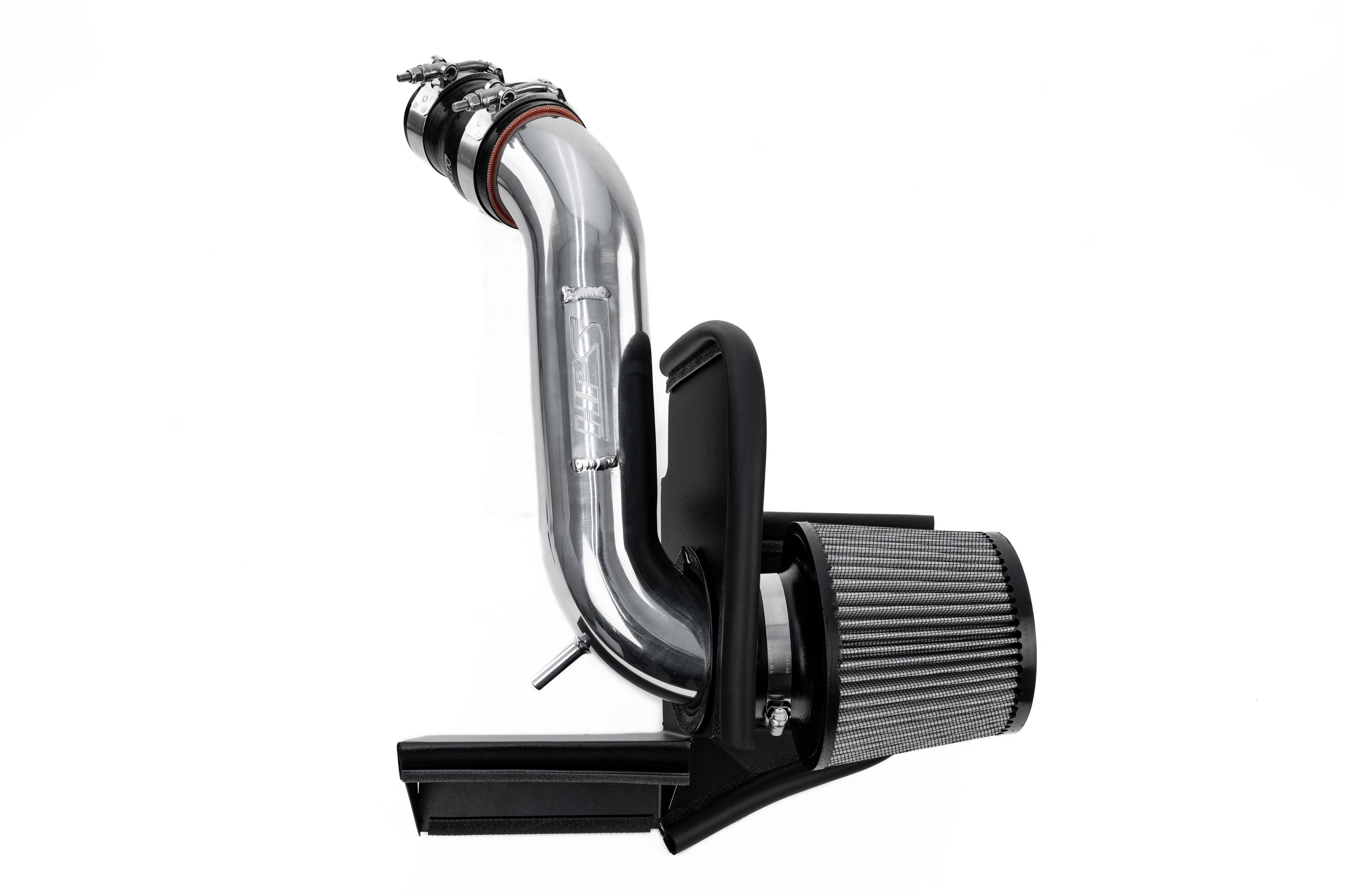 HPS Performance Air Intake Kit With Heat Shield 827-714P Polished - 827-714P