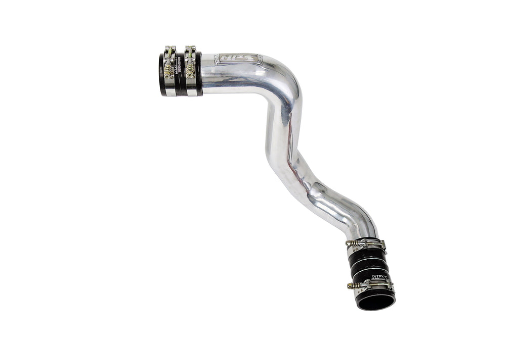 HPS Performance Cold Side Charge Pipe Kit with Black Boots 17-174P Polished - 17-174P