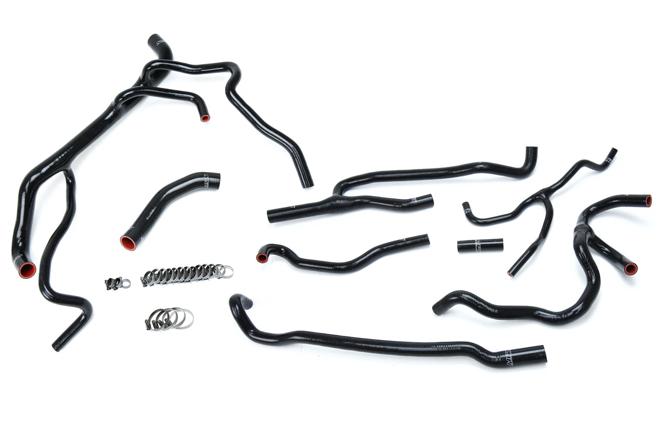 HPS Performance Hps Silicone Radiator And Heater Coolant Hose Kit 57 1707 Blk Black - 57-1707-BLK