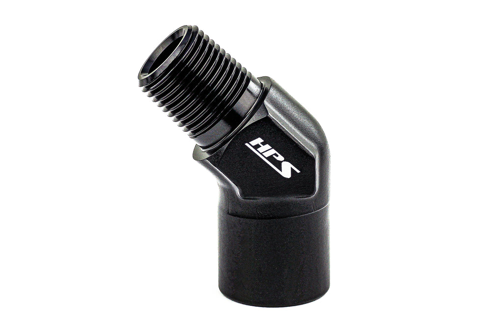 HPS Performance 90 Degree Male to Female 1/2 NPT Adapter AN915-04