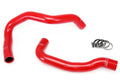 HPS Performance Hps Silicone Radiator Coolant Hose Kit 57 1044 Red Red - 57-1044-RED