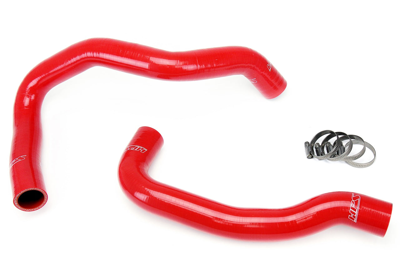 HPS Performance Hps Silicone Radiator Coolant Hose Kit 57 1044 Red Red - 57-1044-RED