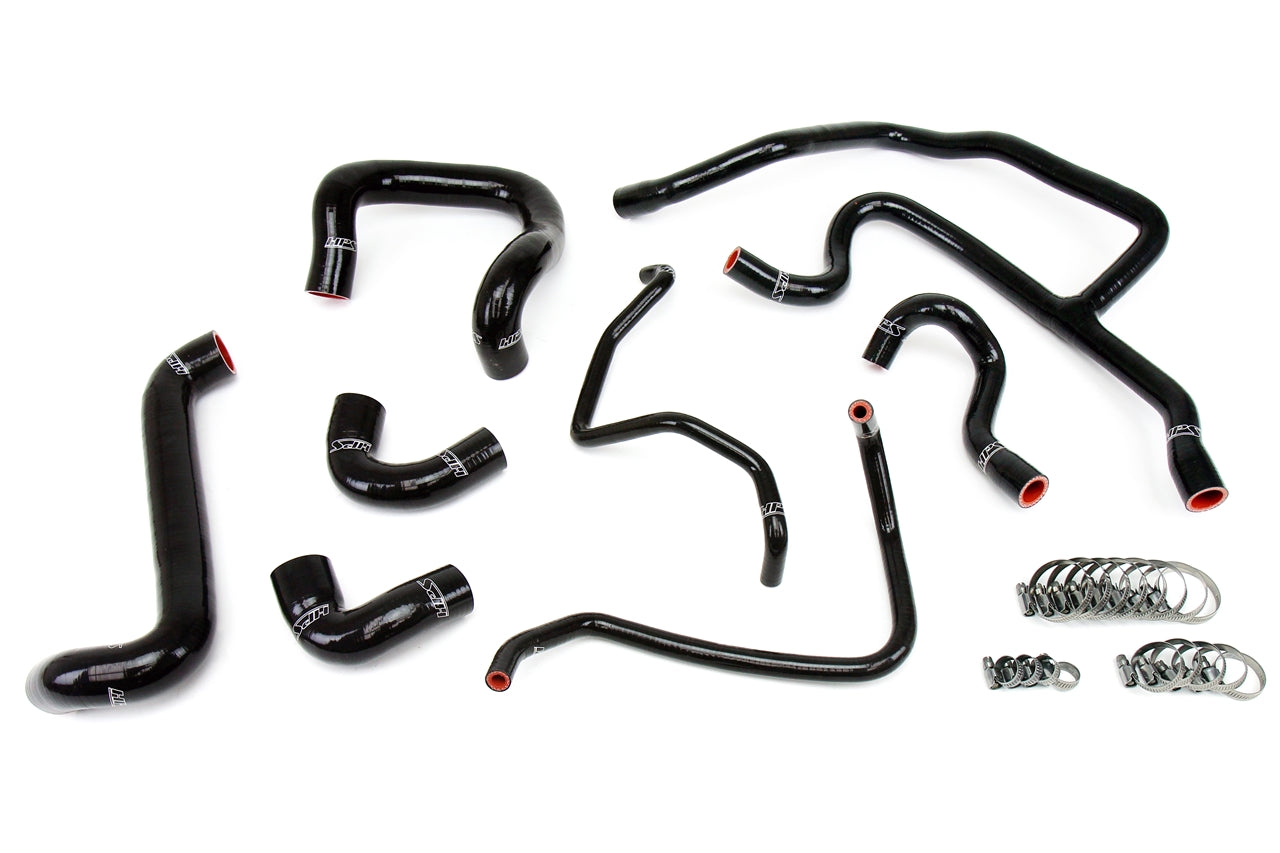 HPS Performance Hps Silicone Radiator And Heater Coolant Hose Kit 57 1427 Blk Black - 57-1427-BLK