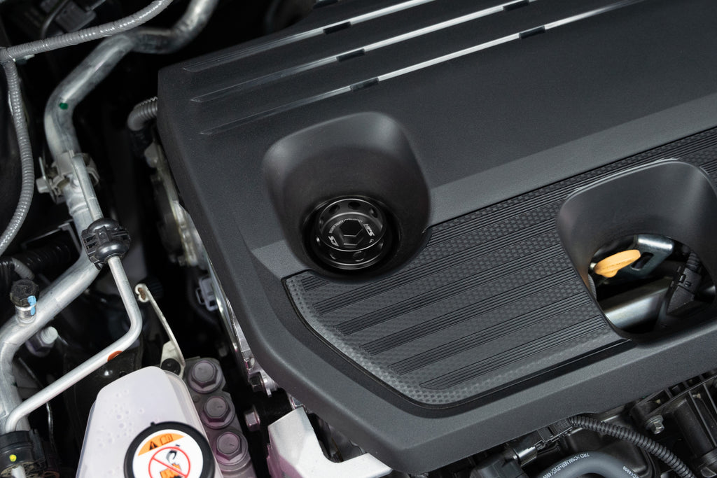 HPS Performance Anodized Billet Aluminum Engine Oil Cap 5269-105WB Black - 5269-105WB