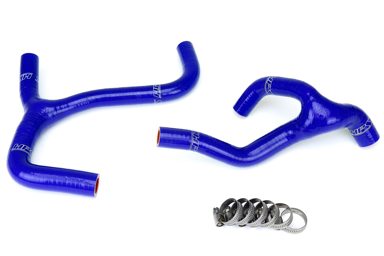 HPS Performance Hps Silicone Radiator Coolant Hose Kit 57 1238 Blue Blue - 57-1238-BLUE