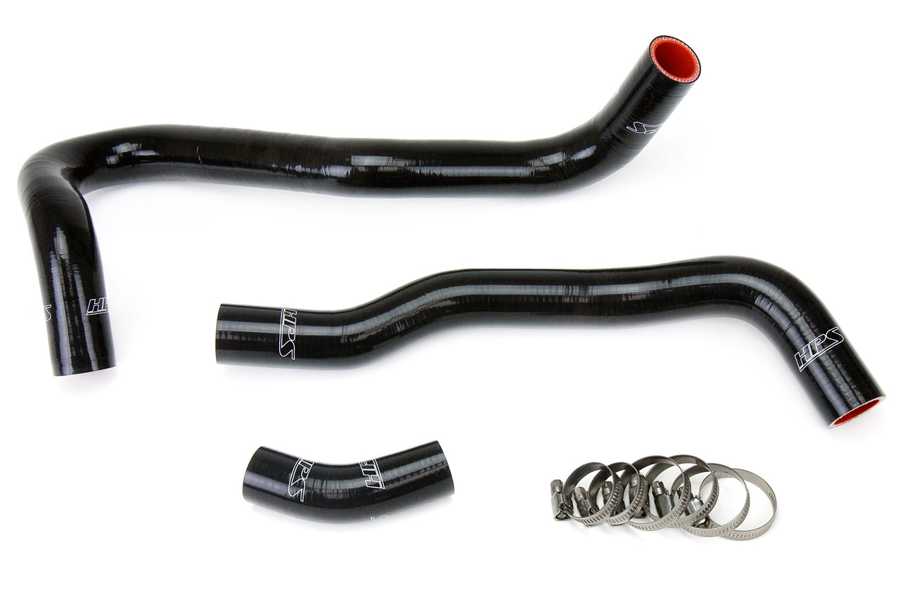 HPS Performance Hps Silicone Radiator Coolant Hose Kit 57 1021 Blk Black - 57-1021-BLK