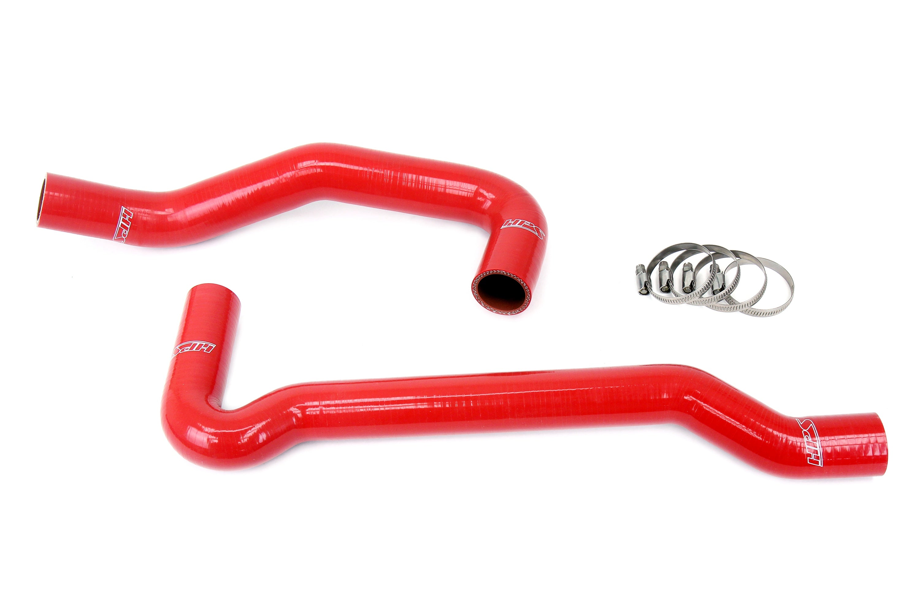 HPS Performance Hps Silicone Radiator Coolant Hose Kit 57 1988 Red Red - 57-1988-RED